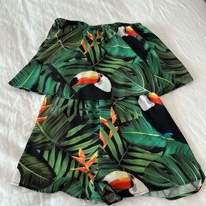 Show me your mumu romper. Worn once.